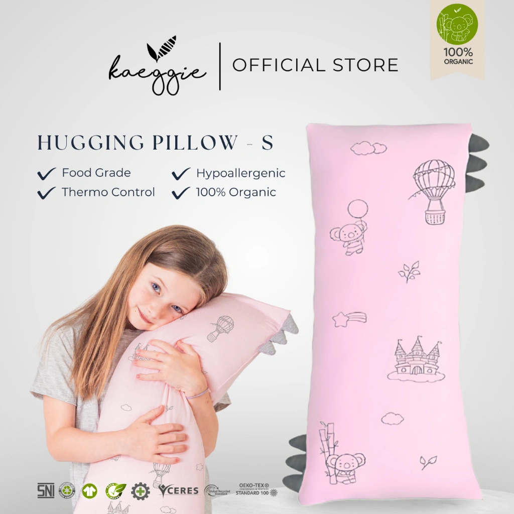 KAEGGIE - Signature Hugging Pillow Size Small (S) - Bantal Bayi Anak - FoodGrade
