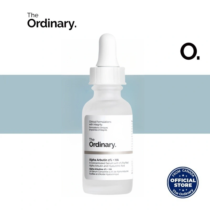 The Ordinary Alpha Arbutin 2% + HA  30ml Glass Skin Brightening Remove Dark Spot  Brightening Skin