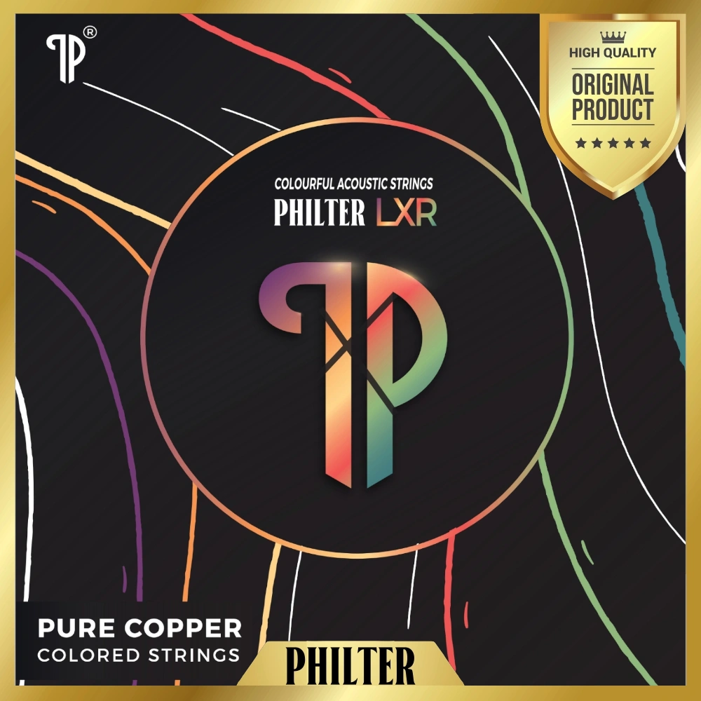 Senar Gitar Akustik String Warna Warni Philter LXR Original