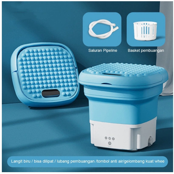 Mesin Cuci Mini Portabel Mesin Cuci Lipat Mini XYJ-001 Folding Washing Machine Mini