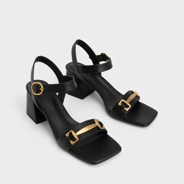 Sandal wanita hak tahu 5 cm sandal block heels sandal terbaru