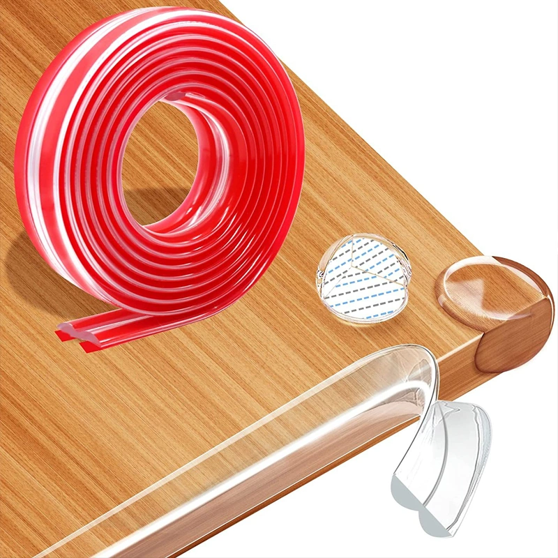 5m Lis Bumper Strip Pinggiran Meja Transparent Pelindung Tepi Meja  Pelindung Sudut atau Sisi Meja Kaca