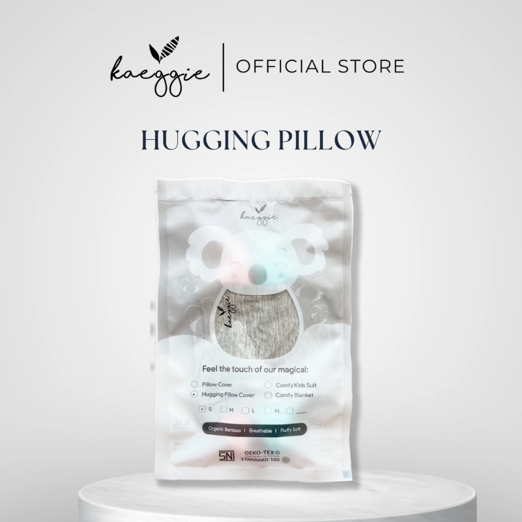 KAEGGIE - Signature Cover Hugging Pillow - Bantal Bayi Anak - Sarung Guling - Sarung Bantal