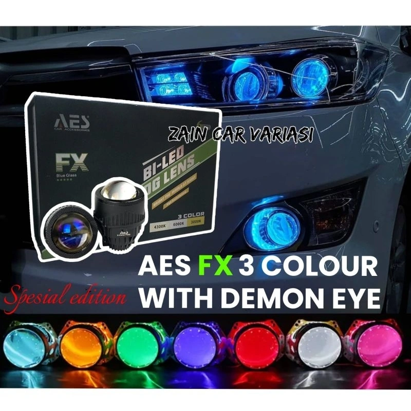 FOGLAMP BILED DEMON EYE ORIGINAL AES FX BUKAN Q8 Q3 INNOVA REBORN VENTURER VRZ YARIS VIOS PAJERO EXPANDER ERTIGA SWIFT KARIMUN AVANZA XENIA VELOZ AGYA AYLA CALYA SIGRA JAZZ BALENO