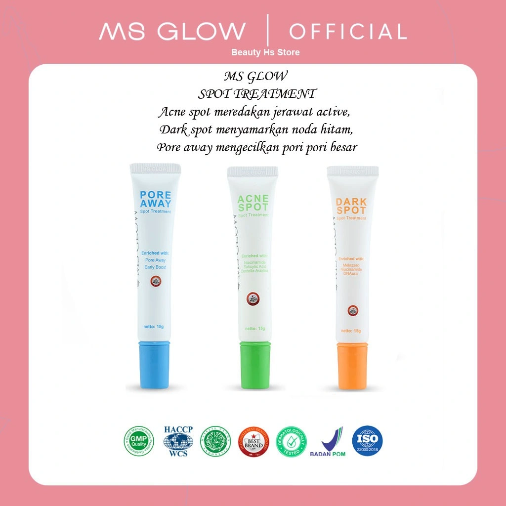 Ms Glow Acne Spot Treatment Dark Spot Treatment Pore Away Treatment Original