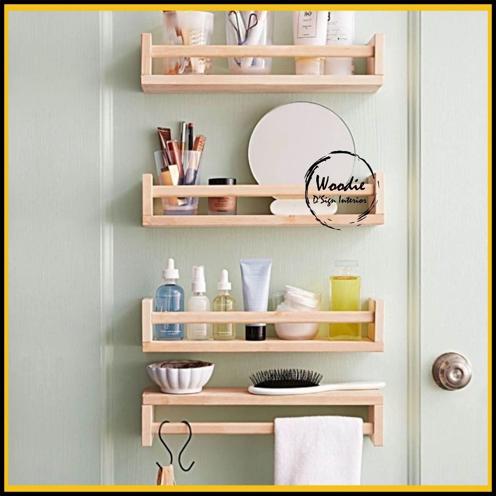 Hiasan Dinding Minimalis Multiguna Tempat Bumbu Dapur