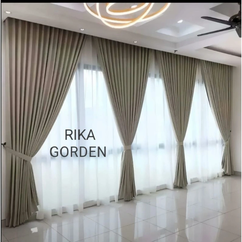 Gorden Blackout Polos Import Premium Minimalis Gordeng Jendela Pintu Murah