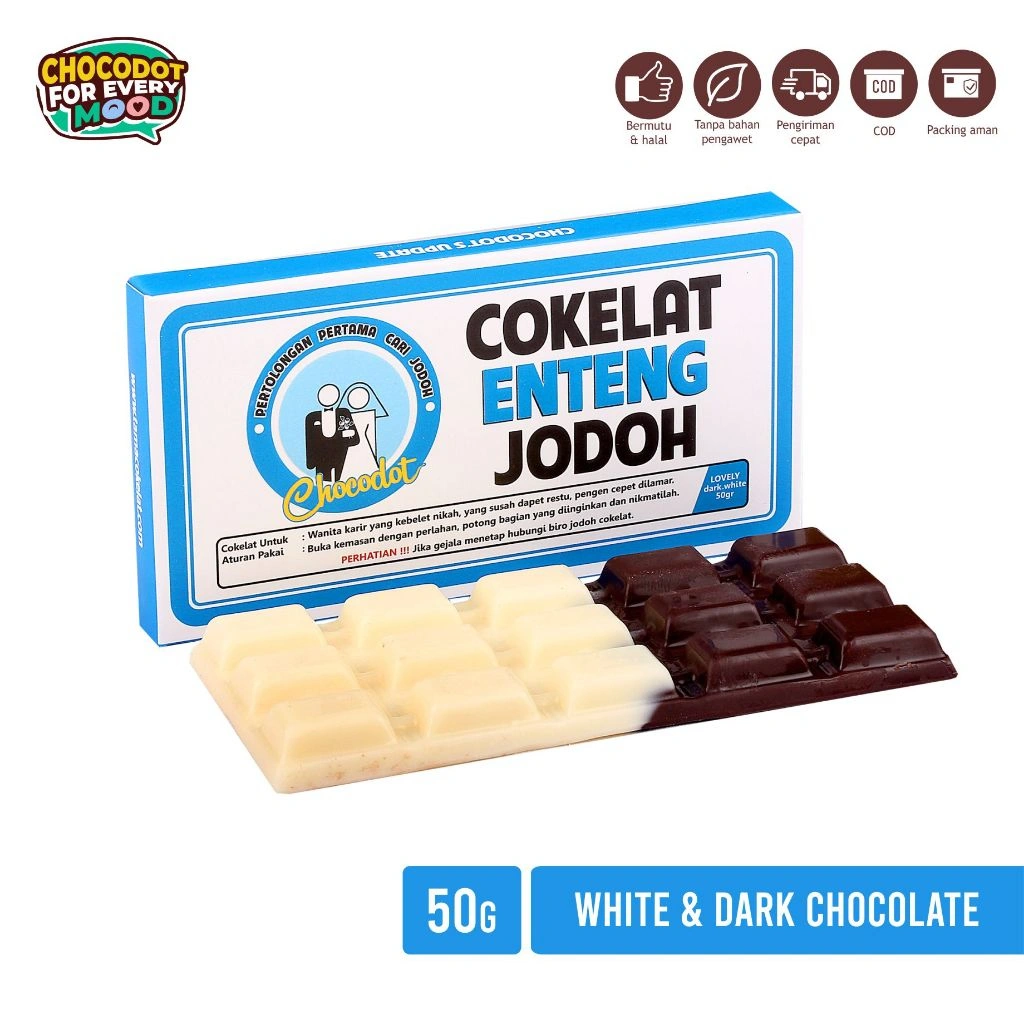 Coklat Chocodot Mood Series Enteng Jodoh 50gr