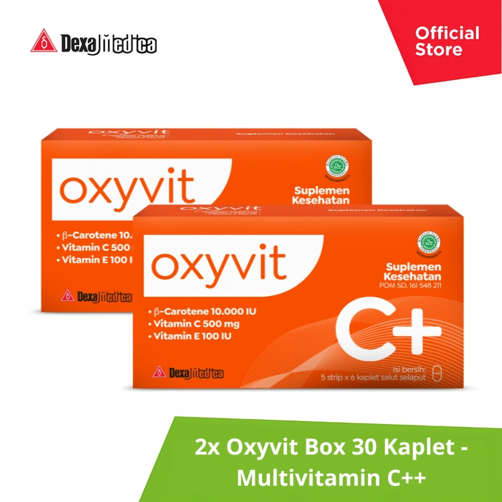 Oxyvit Multivitamin C++ 500 mg 30 Kaplet - Twin Pack
