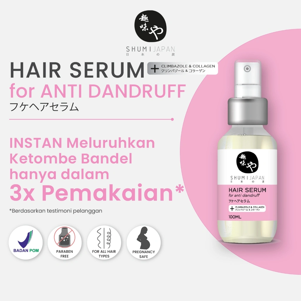 [BPOM] PROMO! SHUMI Japan Hair Serum for Anti Dandruff 100ml / Treatment / Haircare Rambut Ketombe
