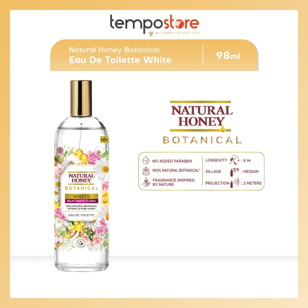 Natural Honey Botanical Eau De Toilette 98ml White [1pcs] - Exp : 05.2027