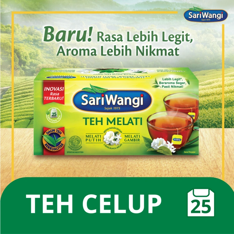 SARIWANGI TEH MELATI 25 TEH CELUP