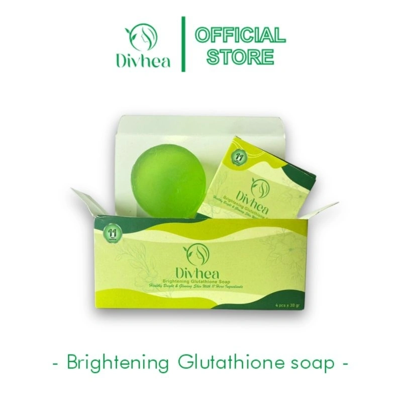 Divhea Brightening Gluthatione Soap 1 Box isi 4 Pcs