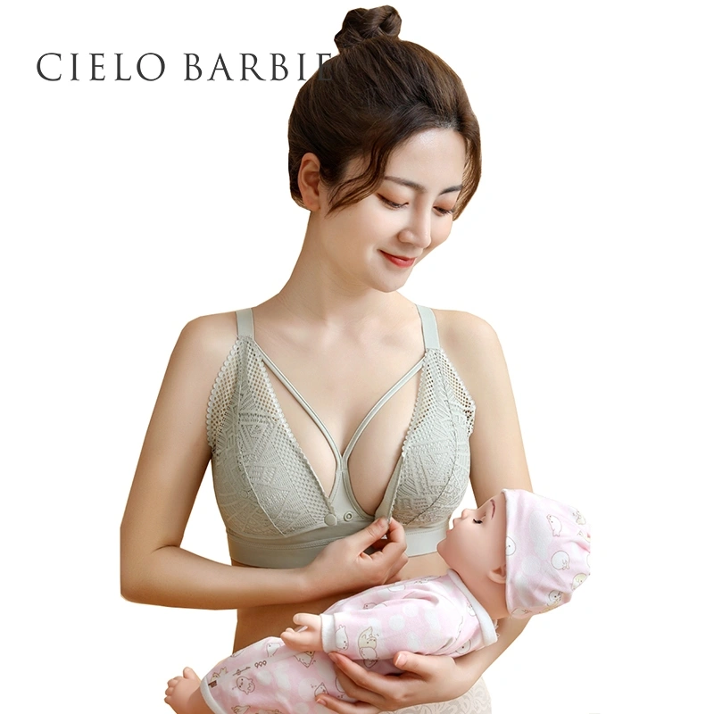 CIELO BARBIE Bra Menyusui Bucklet Depan Feeding Bras C / D cup Nyaman Bernapas