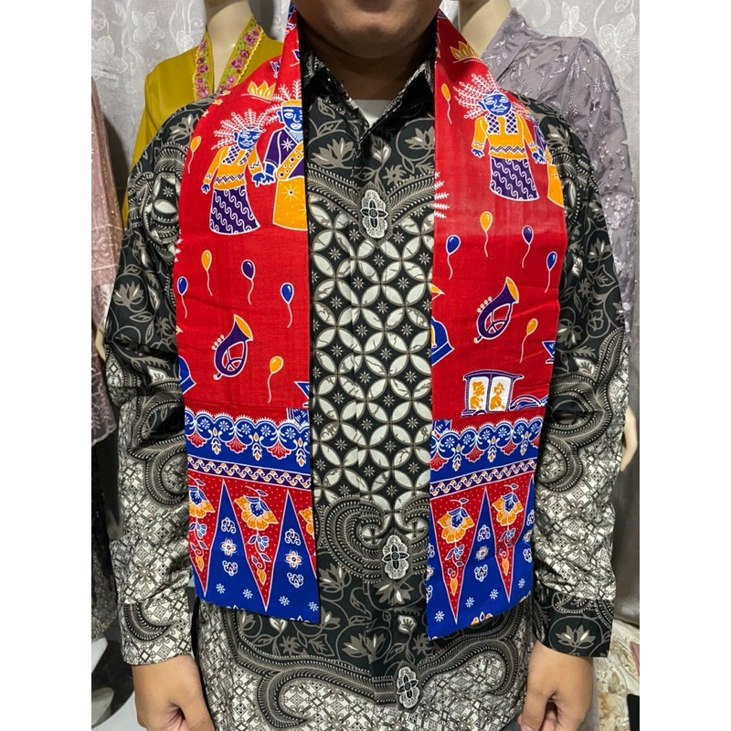 Cukin Betawi Ondel-Ondel / Cukin Slendang / Slendang Betawi / Slendang Cukin Betawi / Cukin Betawi Ondel-Ondel / Ondel-Ondel Cukin Lurus / Slendang Ondel-Ondel / Slendang Acara Wisuda / Slendang Betawi Wisuda / Slendang Betawi Sekolah