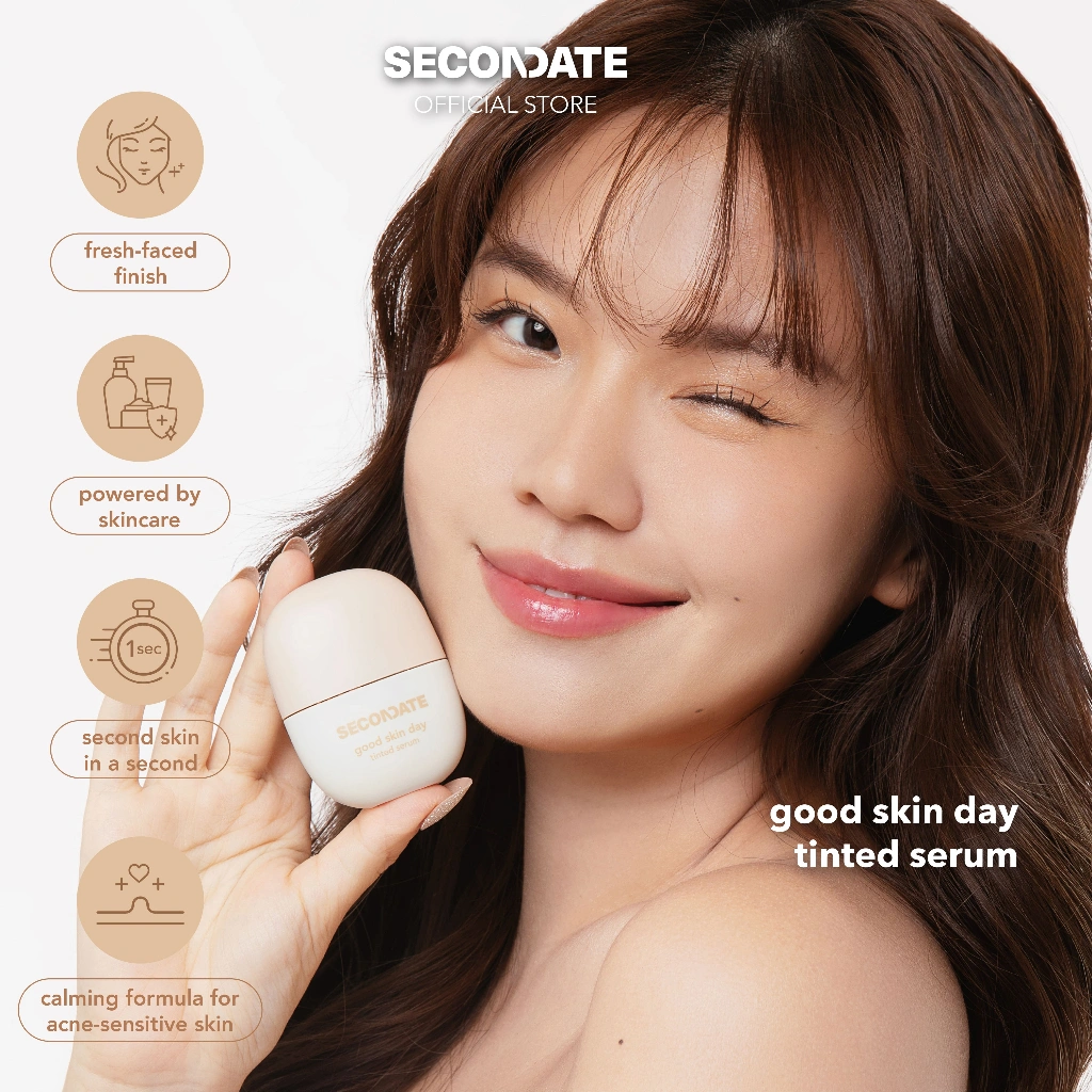 SECONDATE Good Skin Day Tinted Serum Skin Tint