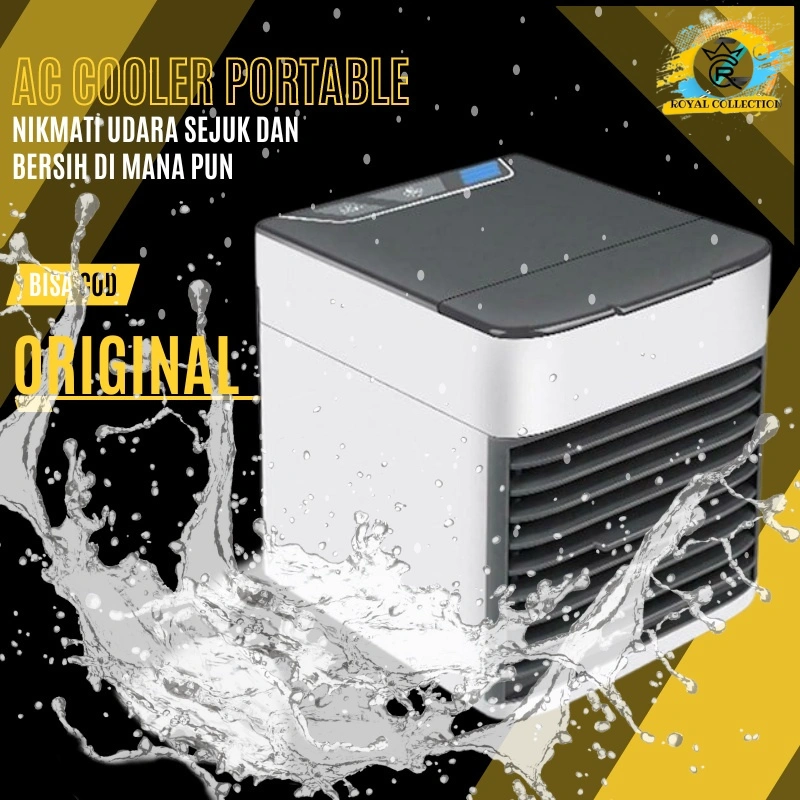 Ac Mini Portable Kipas Ac Portabel Air Cooler Portabel Fan USB Pendingin Ruangan USB