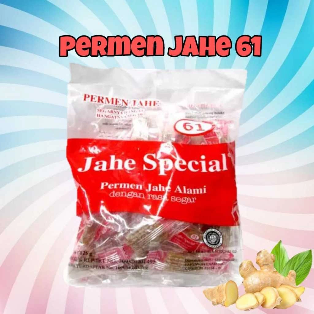 Permen Jahe 61 Spesial Khas Cirebon EXP DATE APRIL 2027