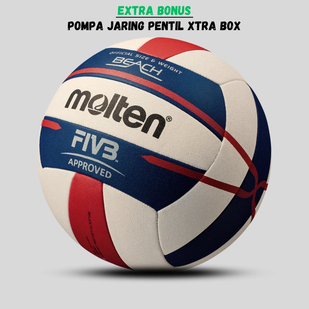 Bola Voli Volly Voly MOLTEN BEACH bola voli empuk Size 5