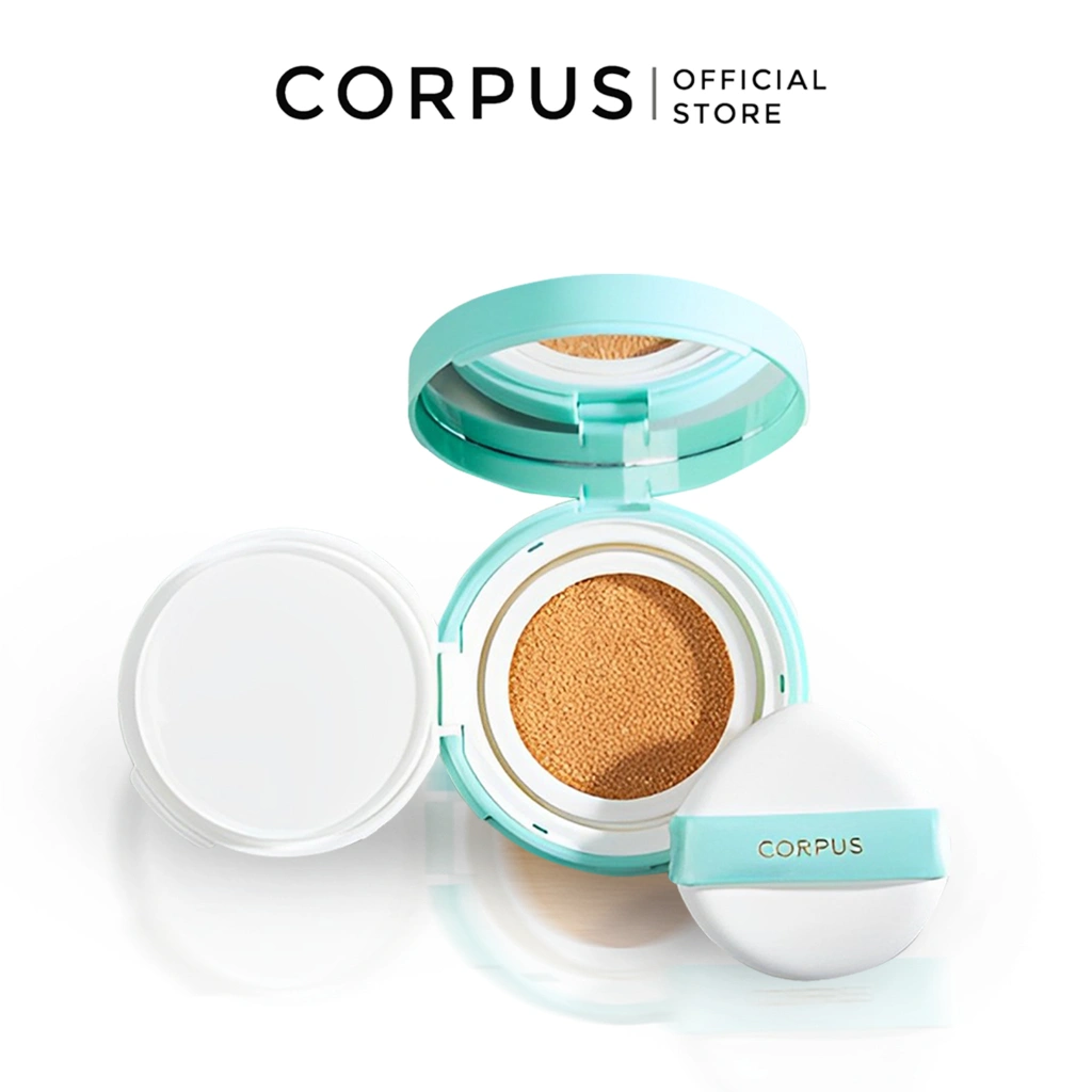 CORPUS Oil-Free Radiance BB Cushion SPF 35PA+++ High Coverage Non-Comedogenic Tahan Lama 12 Jam