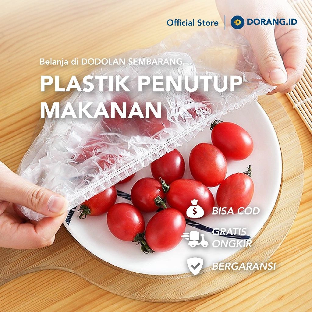 ( DODOLAN SEMBARANG ) Plastik Penutup Makanan Serbaguna Sekali Pakai