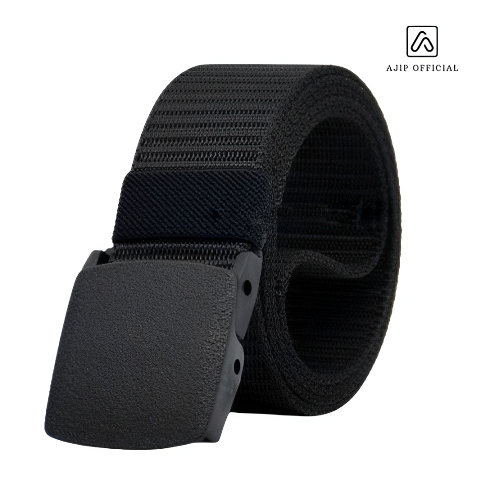 Ikat Pinggang Pria Sabuk Gesper Belt Bahan Nylon Canvas Aksesoris Fashion Tactical Metal Detector