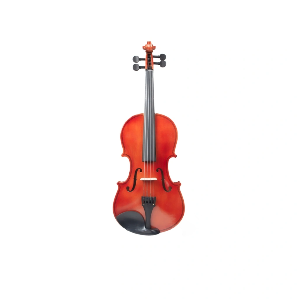 biola akustik Mandalika original ukuran 4/4 - Maroon