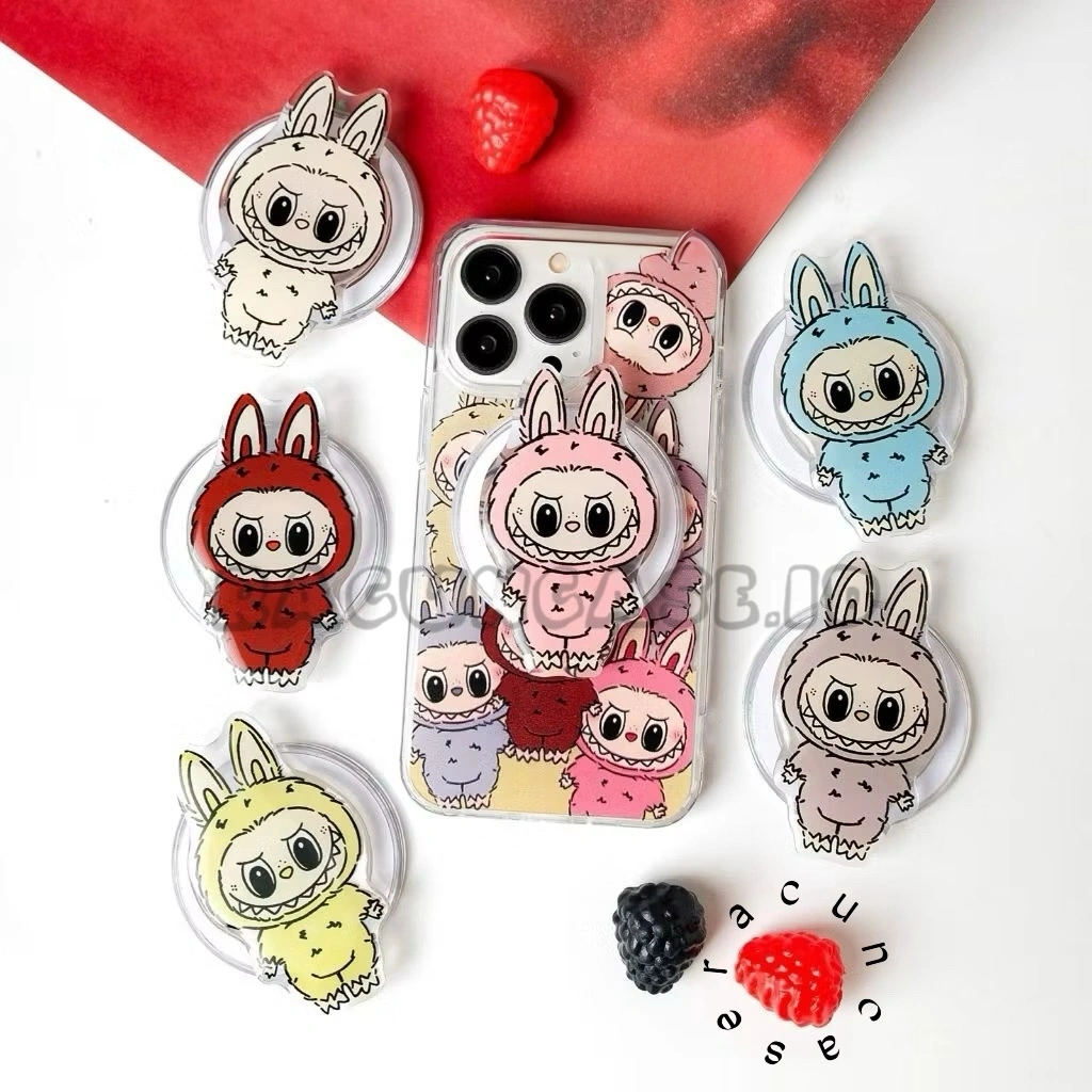 POP SOCKET PHONE HOLDER MAGNETIC THE MONSTER LABUBU // POP SOCKET MAGNETIC PHONE LABUBU