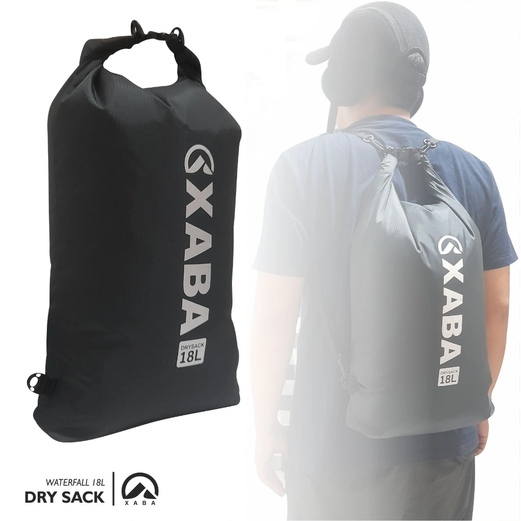 XABA Dry Sack 18 Liter XABA - Dry Bag - Tas Waterproof Kantong Serbaguna - Untuk Lapisan  Liner Tas Carrier Backpack Daypack