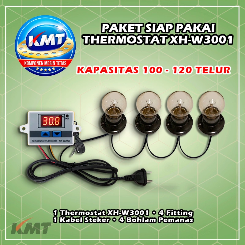Paket Siap Pakai XH  4F Thermostat Termostat Pemanas Mesin Telur