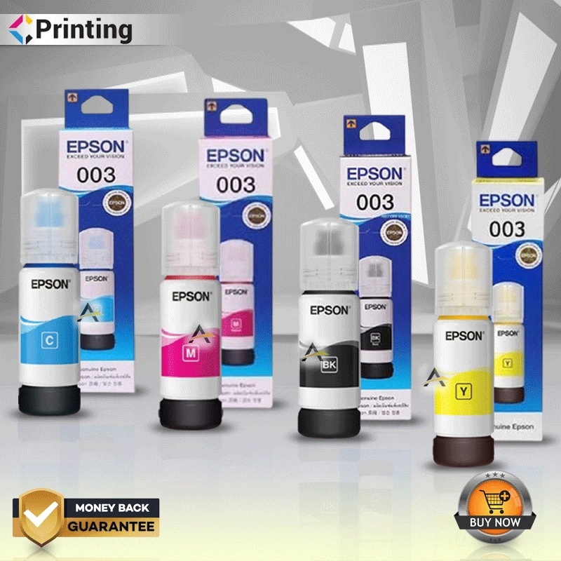 Tinta printer 003 ALL L3110 L3150 L3100 L1110 L3101 L5190L3110 L3150 L3100 L1110 L3101 L5190
