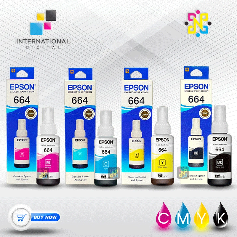 Tinta printer 664 ALL L3110 L3150 L3100 L1110 L3101 L5190L3110 L3150 L3100 L1110 L3101 L5190