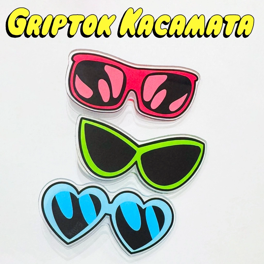 Popsocket Kacamata Power Puff AKRILIK ACRYLIC GRIPTOK