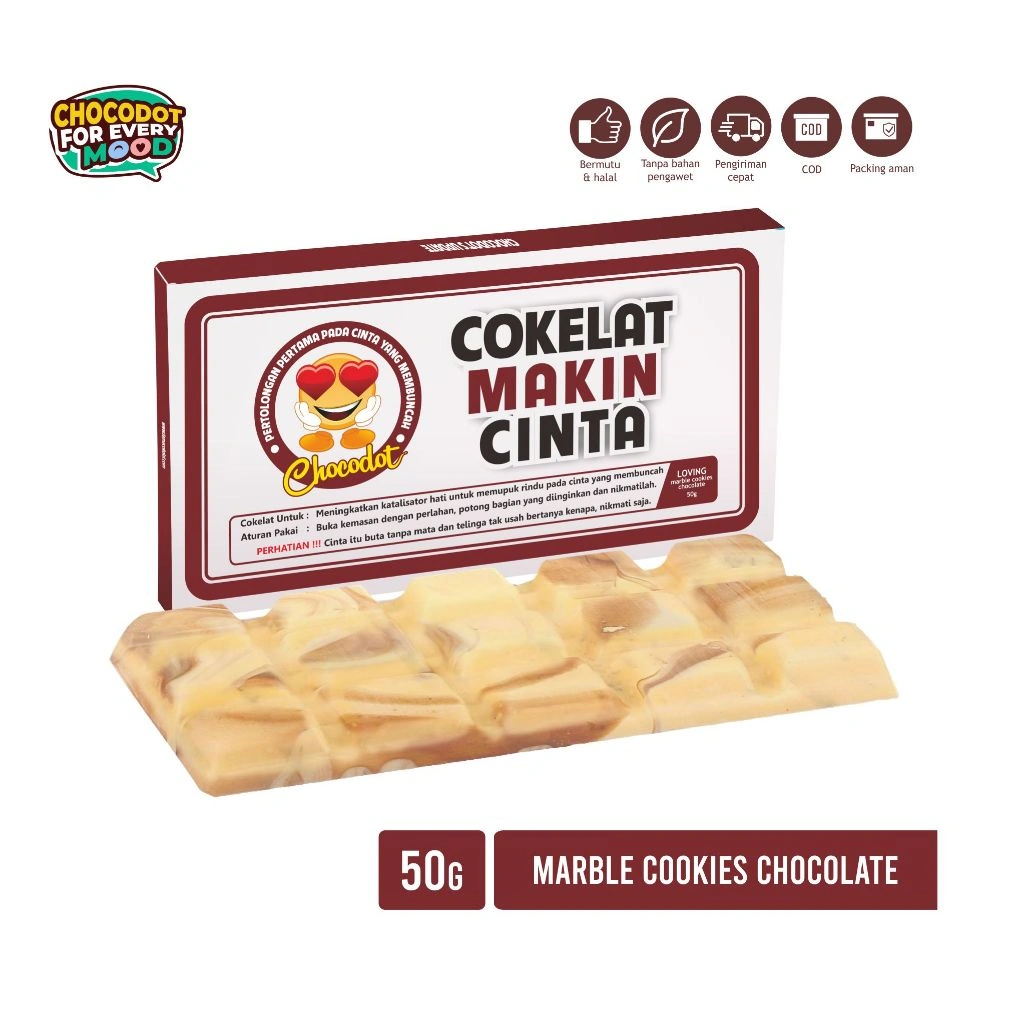 Coklat Chocodot Mood Series Makin Cinta 50gr