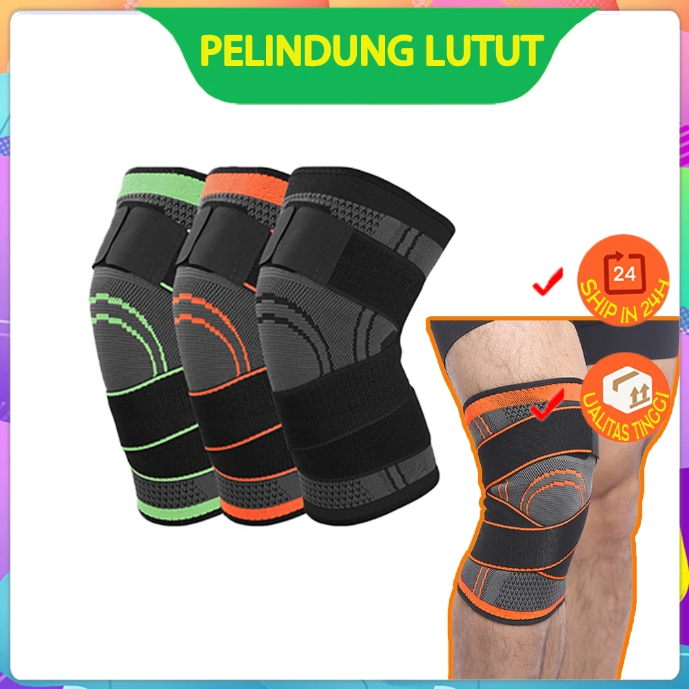 Aolikes Knee Sleeves Wrap Sleeve Pad Deker Lutut Kaki Protector