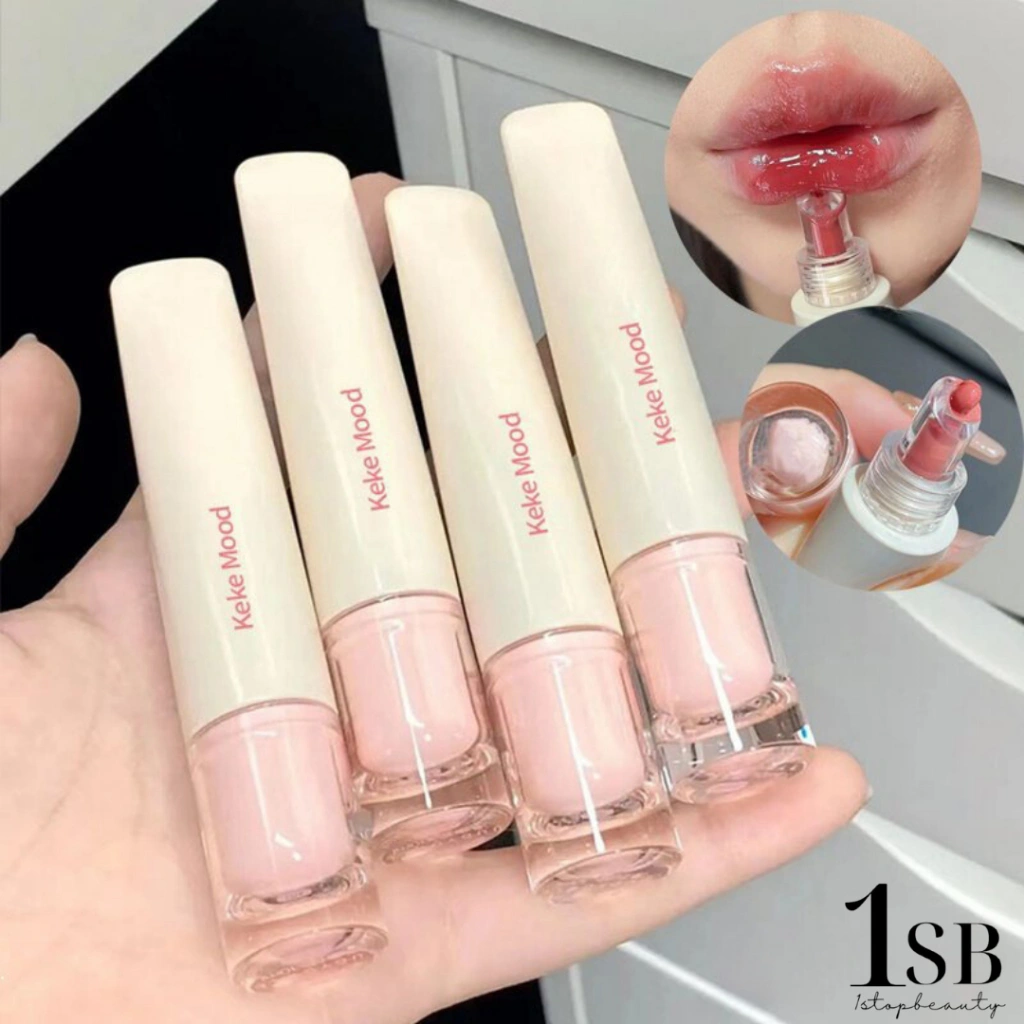 46/ KEKEMOOD Mirror Water Lip Gloss Protective Essence Moisturizing GLASS LipGloss Lip Gloss Water Lipcream liptint lip balm Mirror Lipstick Lip Tint Glossy Lipstick [1sb]