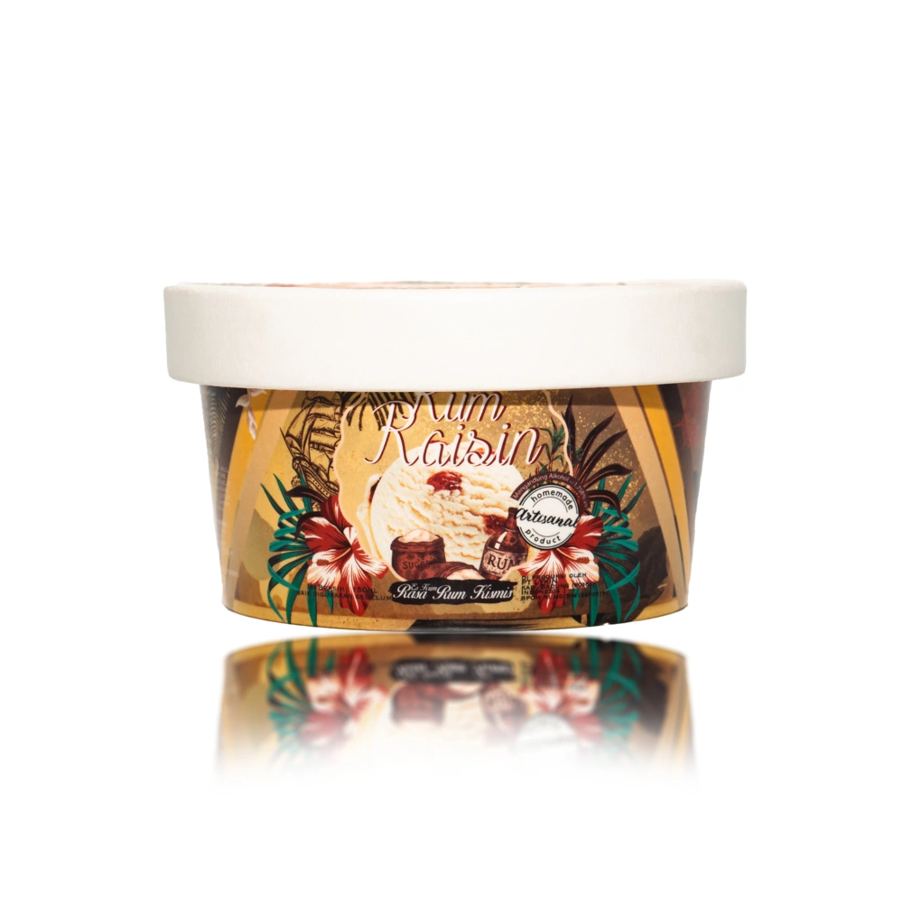ICELAB - Gelato Rum Raisin (Dairy) 5oz