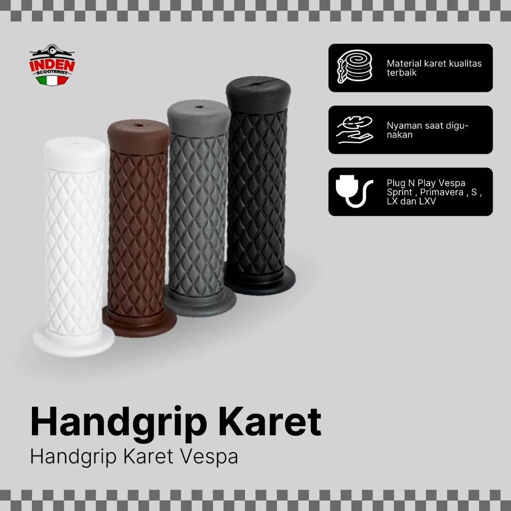 Handgrip Karet For Vespa Sprint Primavera S LX LXV