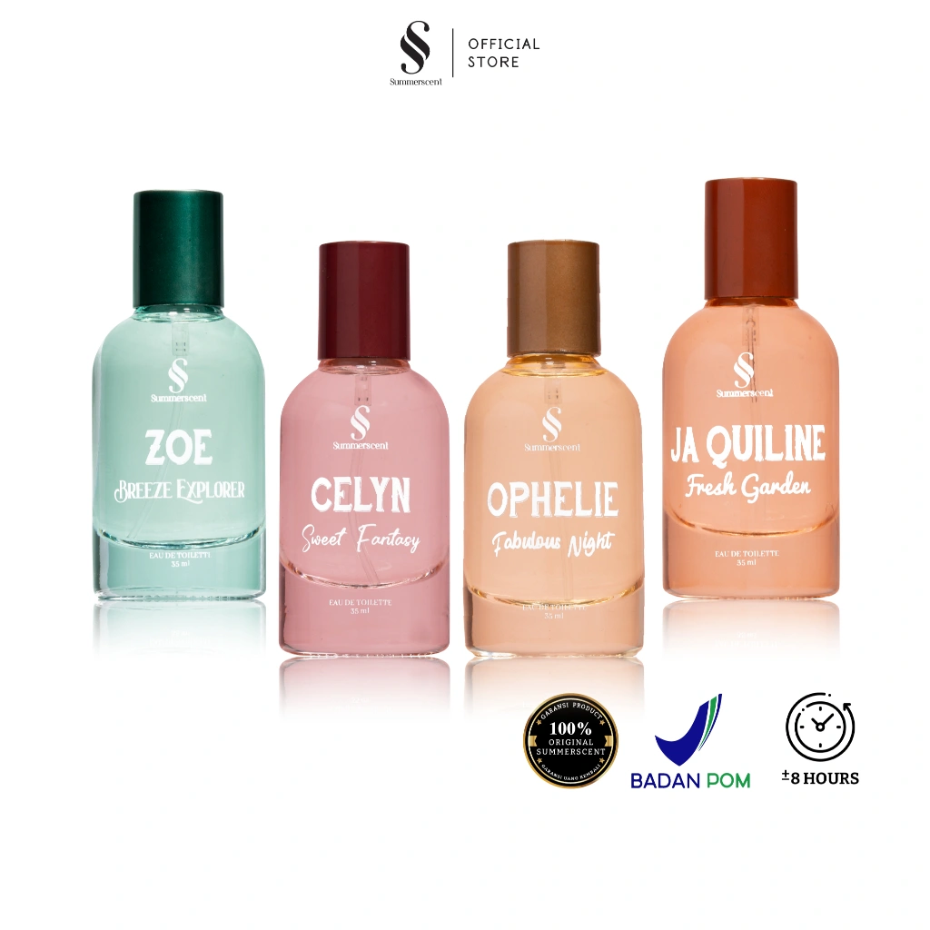 Parfum / Parfum Wanita Tahan Lama Dan Wangi  / Eau De Parfum / Summerscent EDT & EDP 35 ML