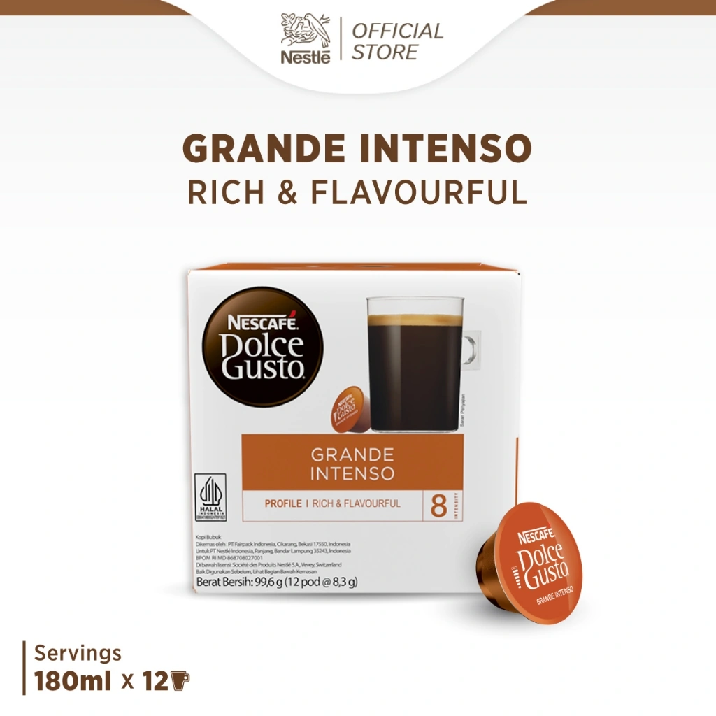 NESCAFÉ Dolce Gusto Grande Intenso 1 box (12 kapsul = 12 gelas)