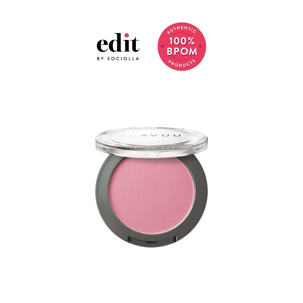 Klavuu Natural Powder Blusher, Shade - Rosy Peony