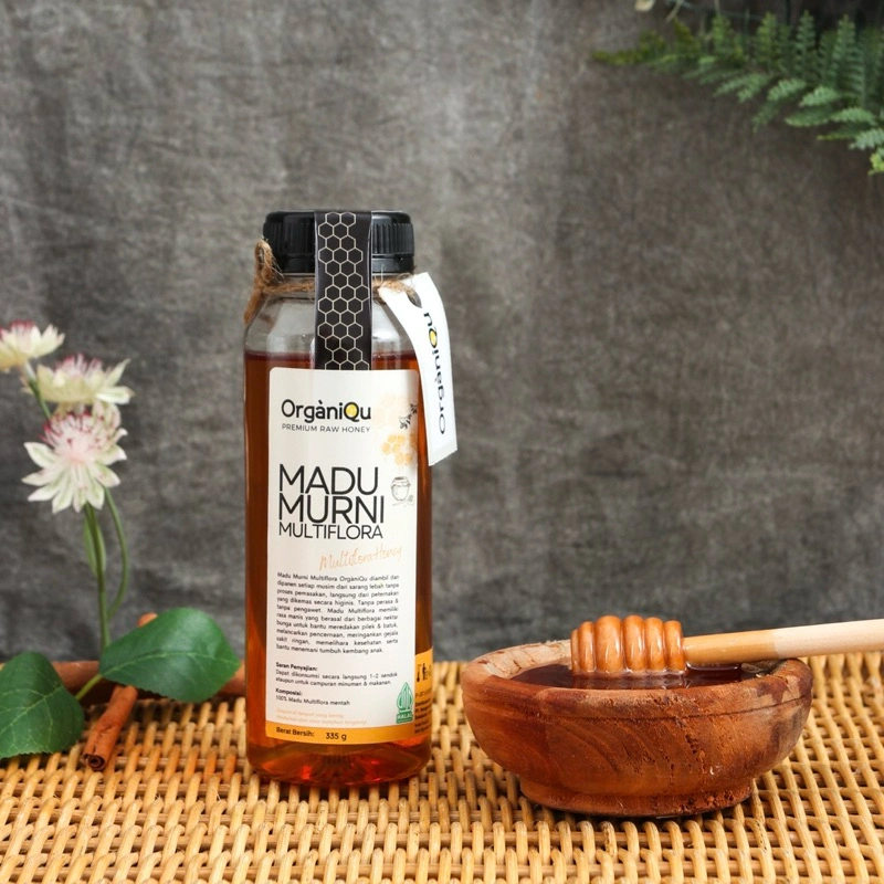 Madu Mentah Asli Premium Multiflora Pure supplement imunitas anak & dewasa (flu, alergi, sendi, tulang, demam & diare)