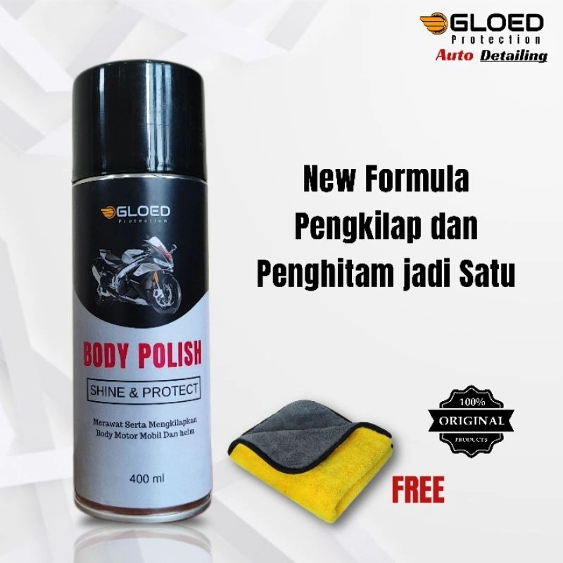 Gloed body polish - Pengkilap dan Penghitam Body Motor