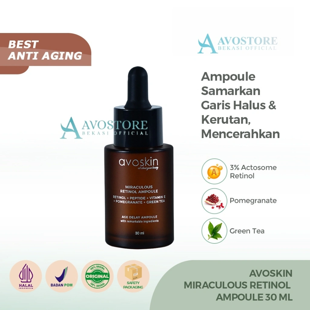 Avoskin RETINOL AMPOULE 30ml/ Anti Aging Avoskin