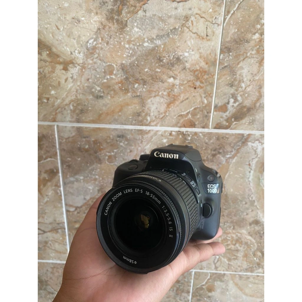 CANON EOS 100D LENSA KIT 18-55MM LAYAR SENTUH SIAP PAKAI