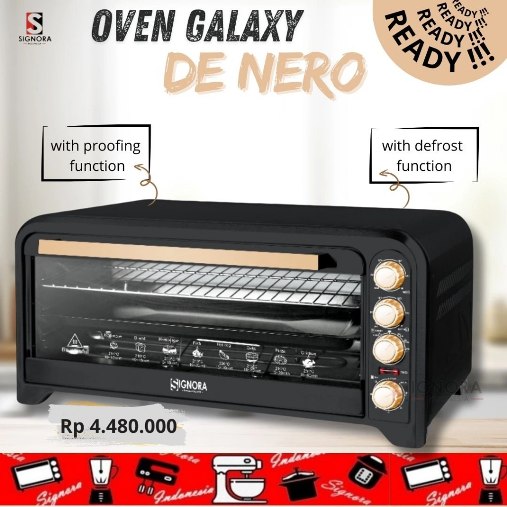 Oven Galaxy De Nero 75 Liter Signora / Khusus Luar kota atau Luar Pulau