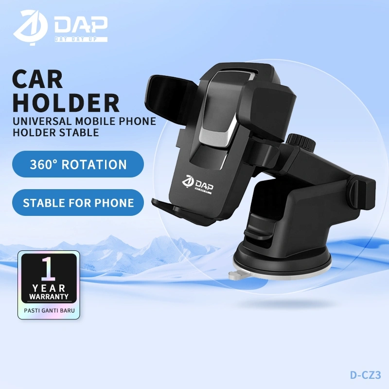 DAP Universal Car Holder D-CZ3 360° Rotable For Smartphone – Garansi resmi 1 tahun