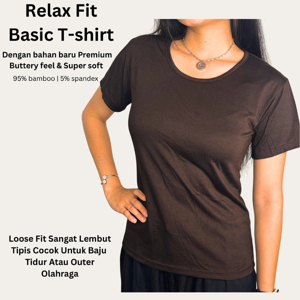 Matanari Relax Tees Piyama | dengan bahan baru premium light weight 60s untuk outer atau piyama