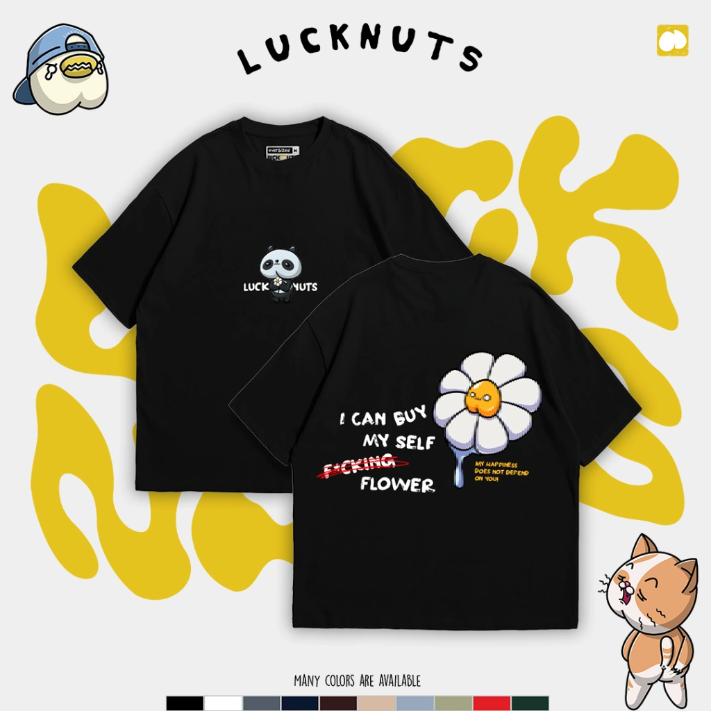 Lucknuts Kaos Distro Self Love Pria Wanita Cotton Combed 24s