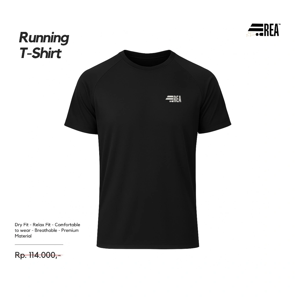 REA ACTIVEWEAR - Kaos Olahraga Dry Fit Active